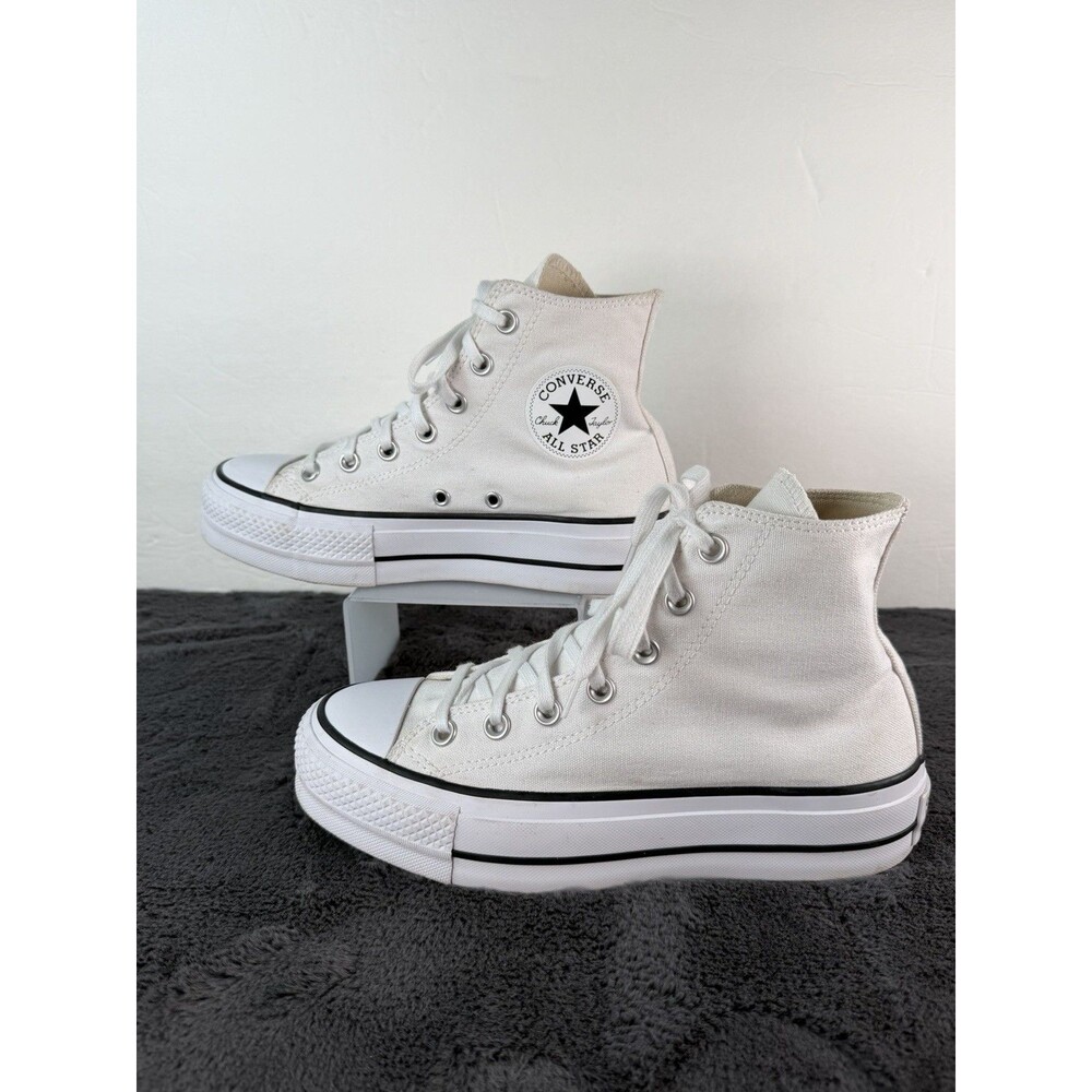Converse Chuck Taylor All Star Lift Women 7 White High Top Platform Sneakers